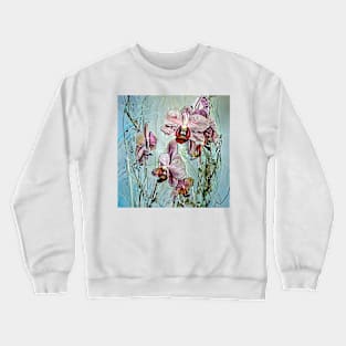 Red orchids Crewneck Sweatshirt